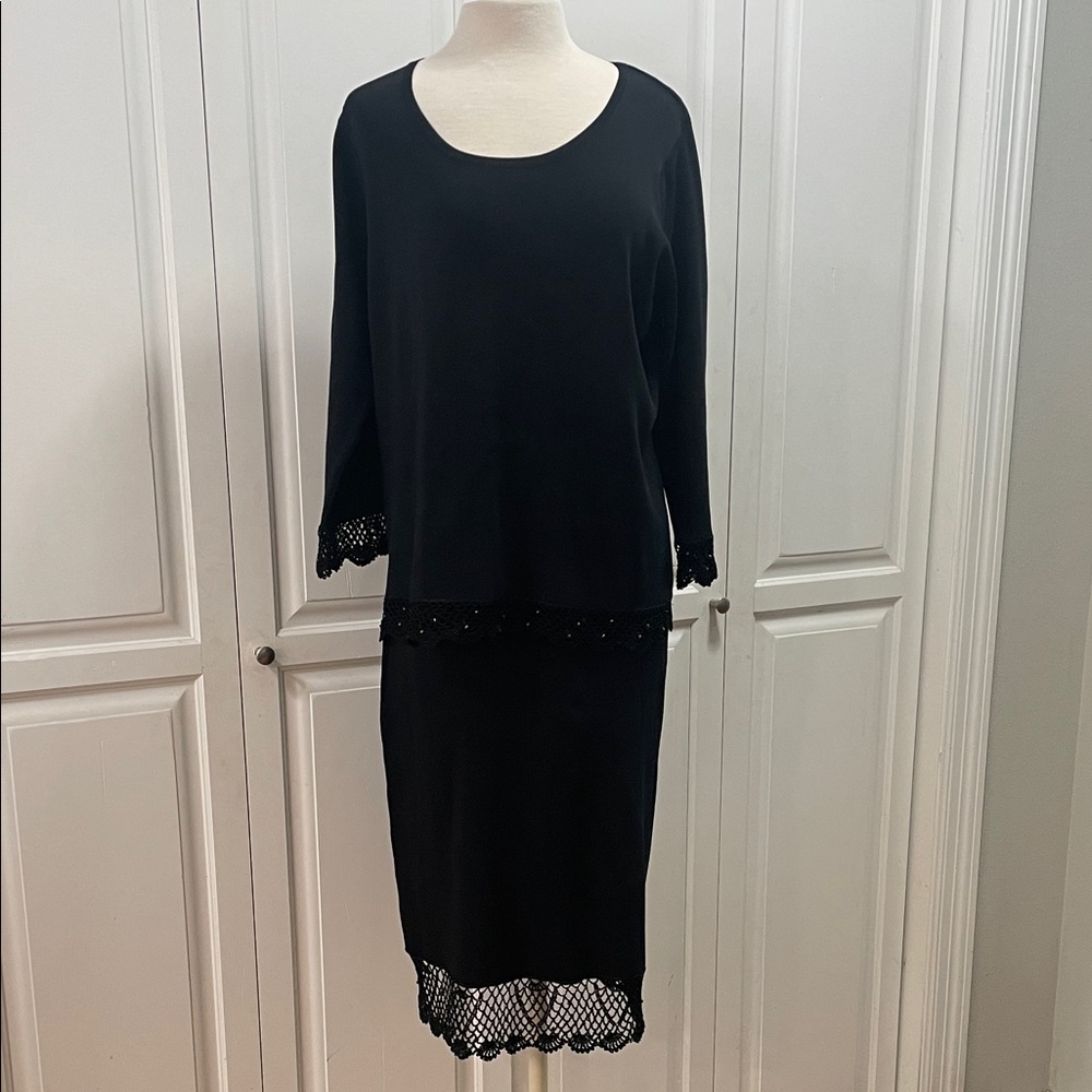 Notations Sweater and Skirt Set